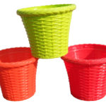 Stylish Fiber  Pot For Indoor and Outdoor Gardening – Multiple Colors