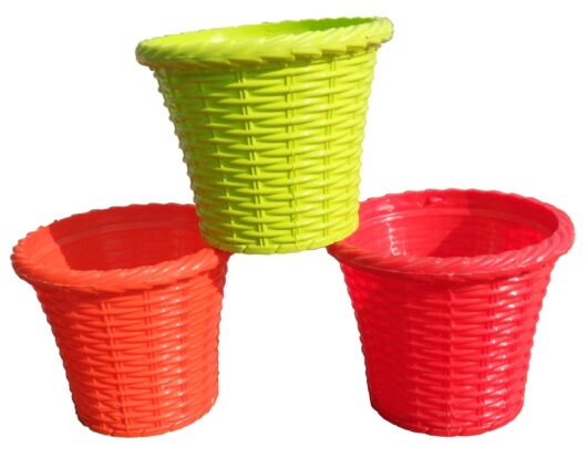Stylish fiber pot for indoor and outdoor gardening