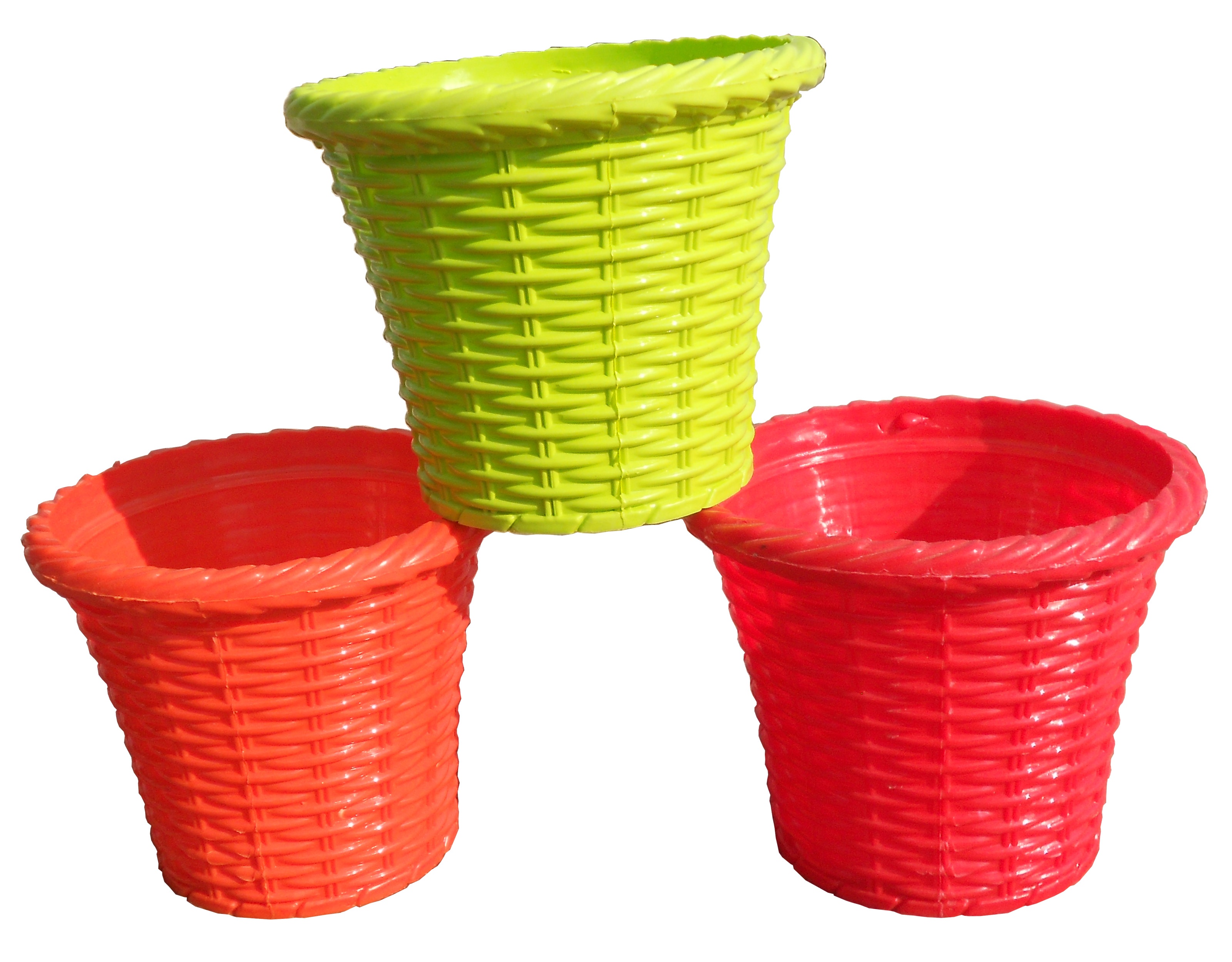 Stylish Fiber Pot For Indoor and Outdoor Gardening – Multiple Colors