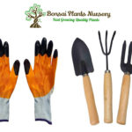 Combo Pack of Multipurpose Premium Quality Gardening Gloves and Trowel with Weeding Fork and Cultivator Tool for Gardening