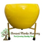 Stylish Printed Metal Planter with Tripod Metal Stand Multicolor – Design Code  A40