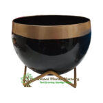 Stylish Printed Metal Planter with Tripod Metal Stand Multicolor – Design Code  A30
