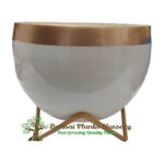 Stylish Printed Metal Planter with Tripod Metal Stand Multicolor – Design Code  A32