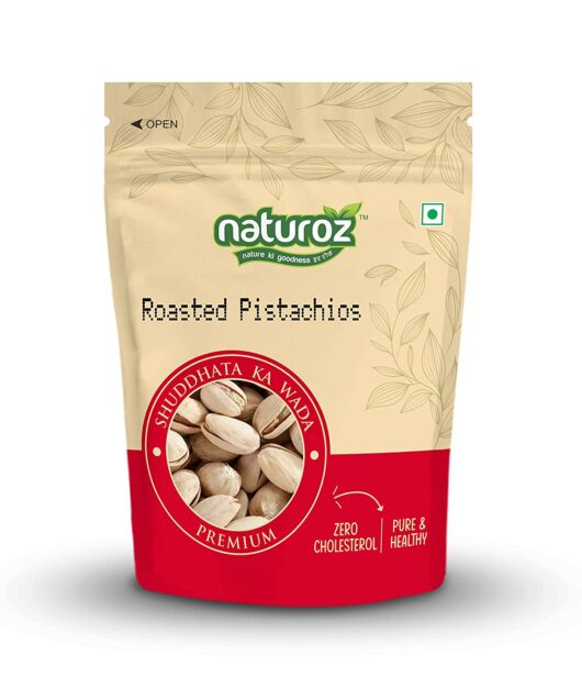 Naturoz Roasted California Pistachios Lightly Salted, 250 g