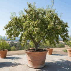 Pear_plant_in_pot_nashpati _ka_podha