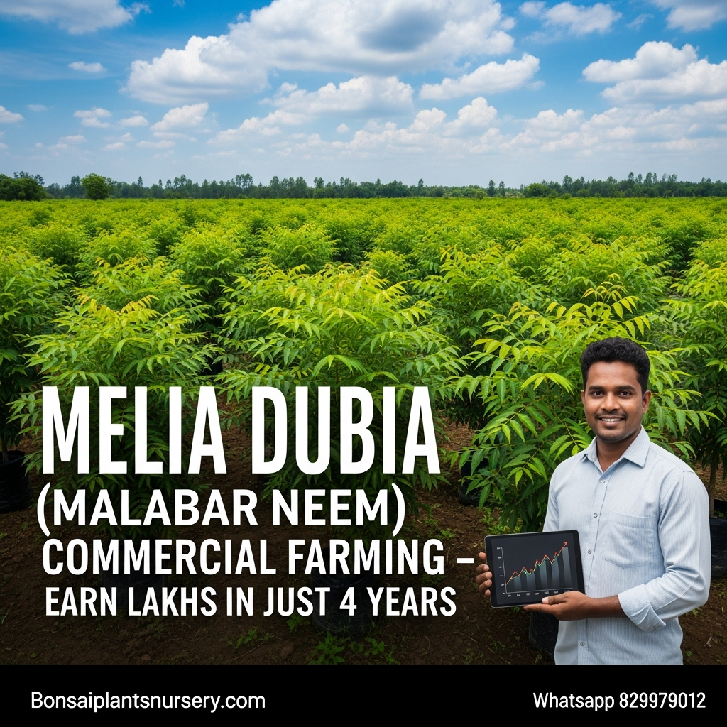 Melia Dubia (Malabar Neem) Commercial Farming – Earn Lakhs in Just 4 Years
