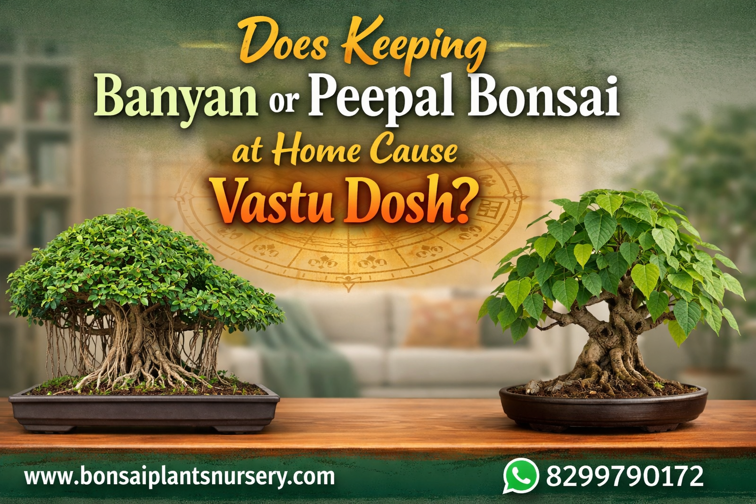 Does Keeping Banyan or Peepal Bonsai at Home Cause Any Vastu Dosh?