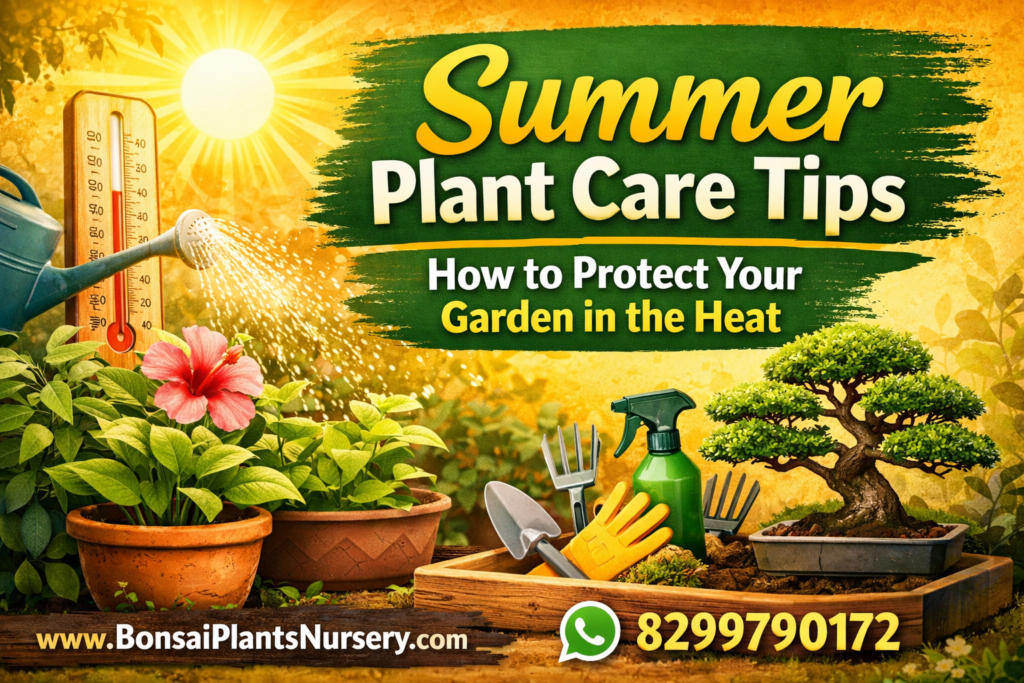 How to Take Care of Plants in Summer? | Summer Plant Care Tips | Bonsai ...
